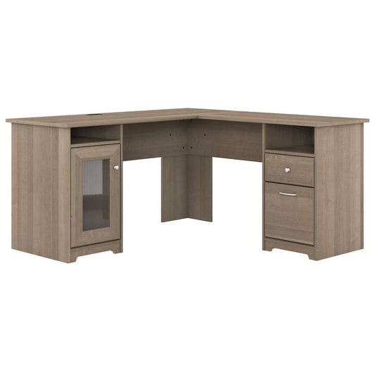 Bush Furniture - Cabot 60W L Shaped Computer Desk in Ash Gray - WC31230K veiw 1