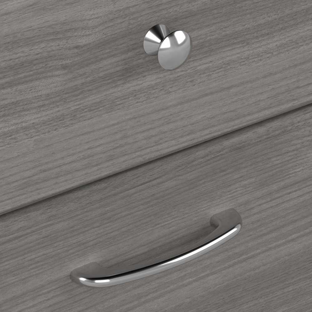 Bush Furniture - Cabot 72W L Shaped Computer Desk with Drawers in Modern Gray - CAB051MG veiw 4