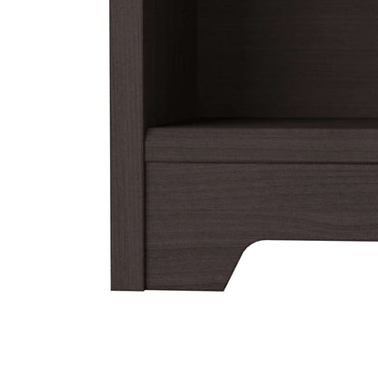 Bush Furniture - Cabot Tall 5 Shelf Bookcase in Heather Gray - WC31766 veiw 5