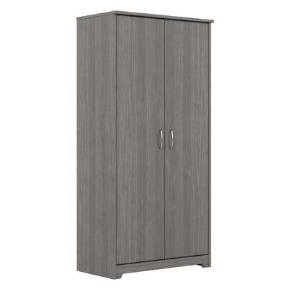 Bush Furniture - Cabot Tall Kitchen Pantry Cabinet with Doors in Modern Gray - WC31399-Z veiw 1