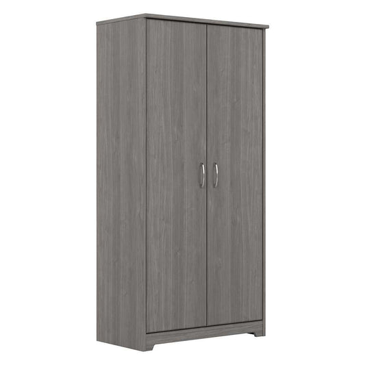 Bush Furniture - Cabot Tall Kitchen Pantry Cabinet with Doors in Modern Gray - WC31399-Z veiw 1
