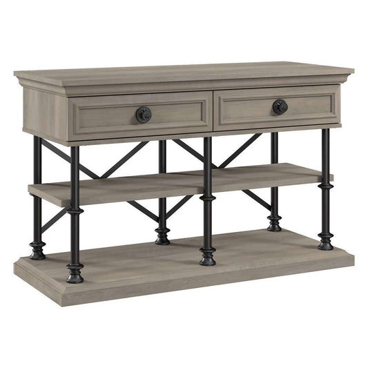 Bush Furniture - Coliseum Designer Console Table in Driftwood Gray - CST148DG-03 veiw 1