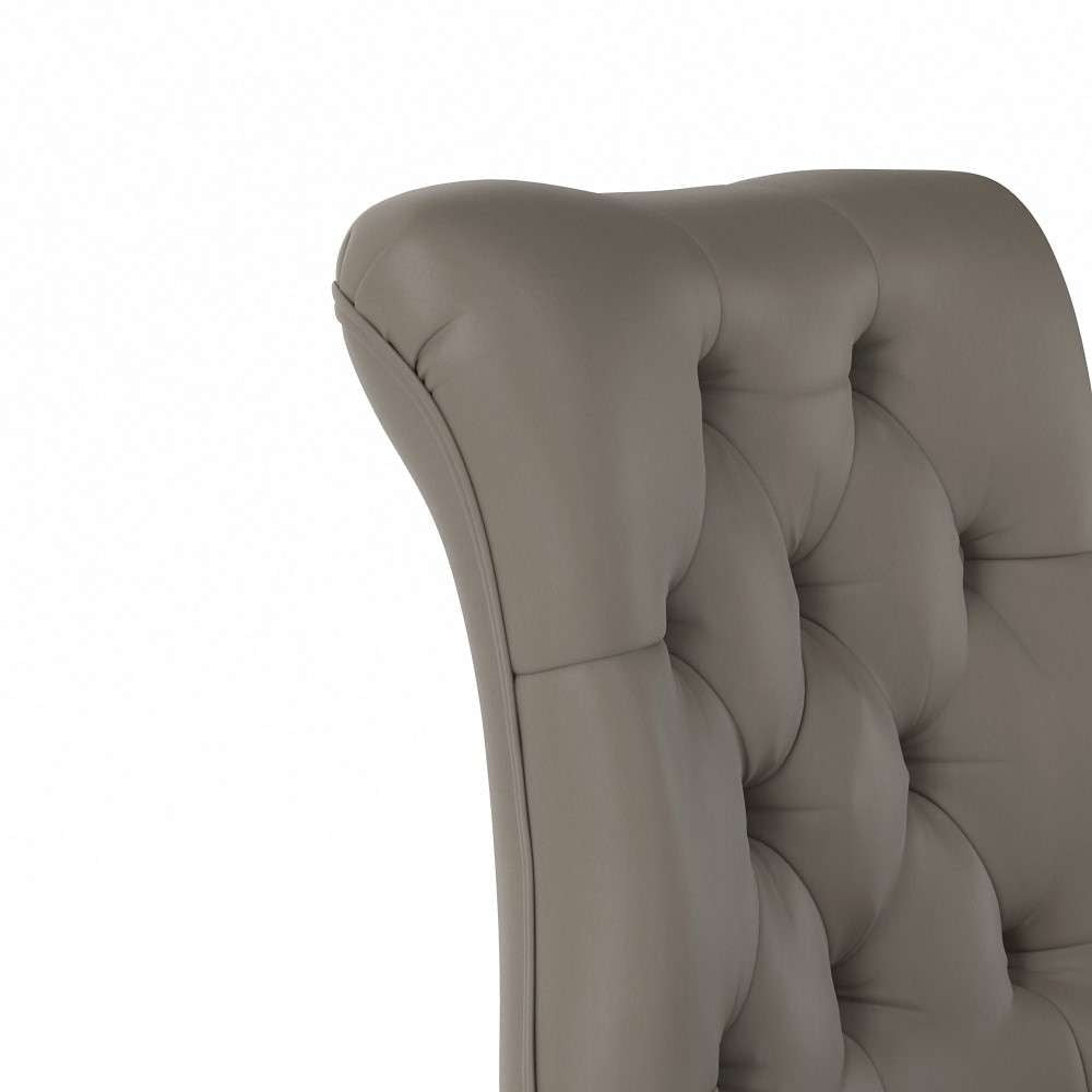 Bush Furniture - Coliseum Mid Back Tufted Office Chair in Driftwood Gray - CSMCH2301WGL-Z veiw 4