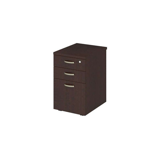 Bush Furniture - Easy Office 3 Drawer Mobile File Cabinet in Mocha Cherry - EOF116MR-03 veiw 1