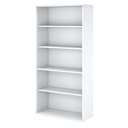 Bush Furniture - Easy Office 5 Shelf Bookcase in Pure White - EO105WH veiw 1