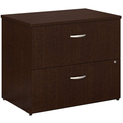 Bush Furniture - Easy Office Lateral File Cabinet in Mocha Cherry - EO101MRSU veiw 1