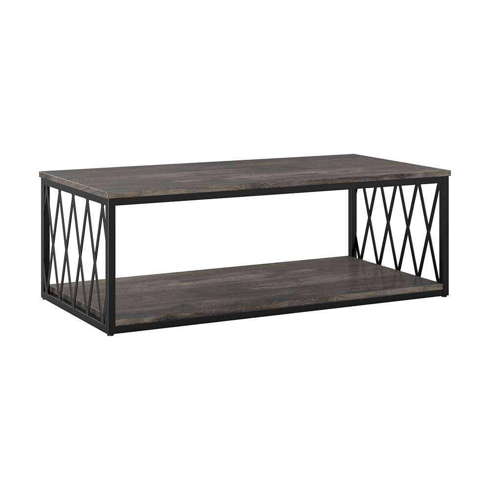 Bush Furniture - City Park Industrial Coffee Table in Dark Gray Hickory - CPT248GH-03 veiw 1