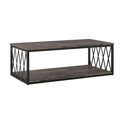Bush Furniture - City Park Industrial Coffee Table in Dark Gray Hickory - CPT248GH-03 veiw 1
