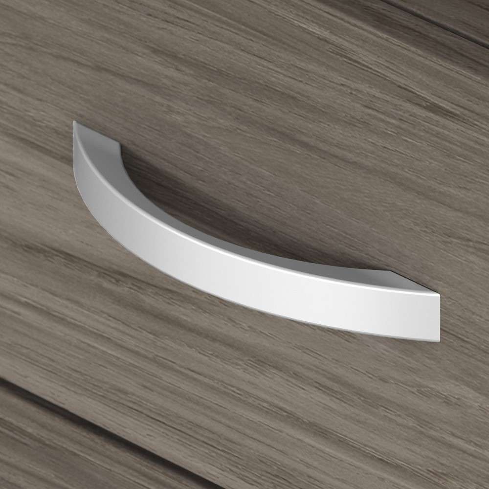 Bush Furniture - Hybrid 72W x 30D Computer Table Desk with Storage and Mobile File Cabinet in Modern Hickory - HYB014MHSU veiw 5