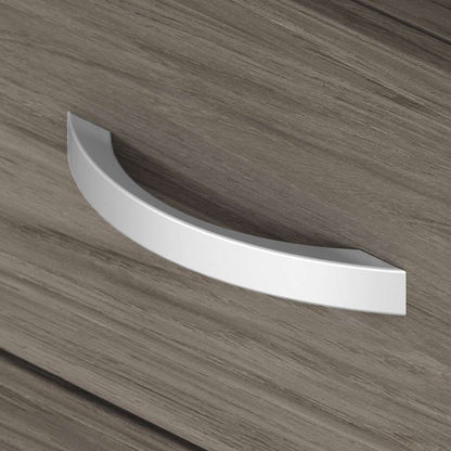 Bush Furniture - Hybrid 72W x 30D Computer Table Desk with Storage and Mobile File Cabinet in Modern Hickory - HYB014MHSU veiw 5