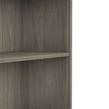 Bush Furniture - Hybrid Small 2 Shelf Bookcase in Modern Hickory - HY3036MH-Z veiw 5
