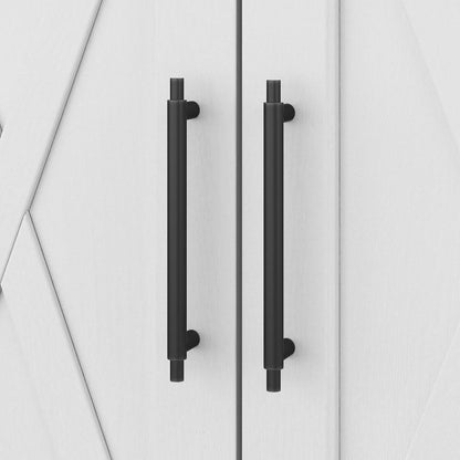 Bush Furniture - Key West Bathroom Double 32W Vanity and Medicine Cabinet in White Ash - KWS042WAS veiw 3