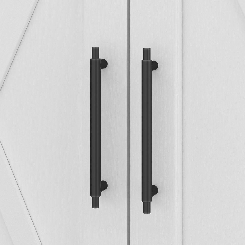 Bush Furniture - Key West Bathroom Toilet Storage Cabinet and Linen Tower in White Ash - KWS038WAS veiw 3