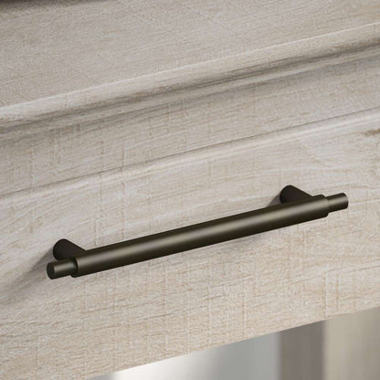 Bush Furniture - Key West Nightstand with Drawer in Washed Gray - KWT120WG-Z veiw 3