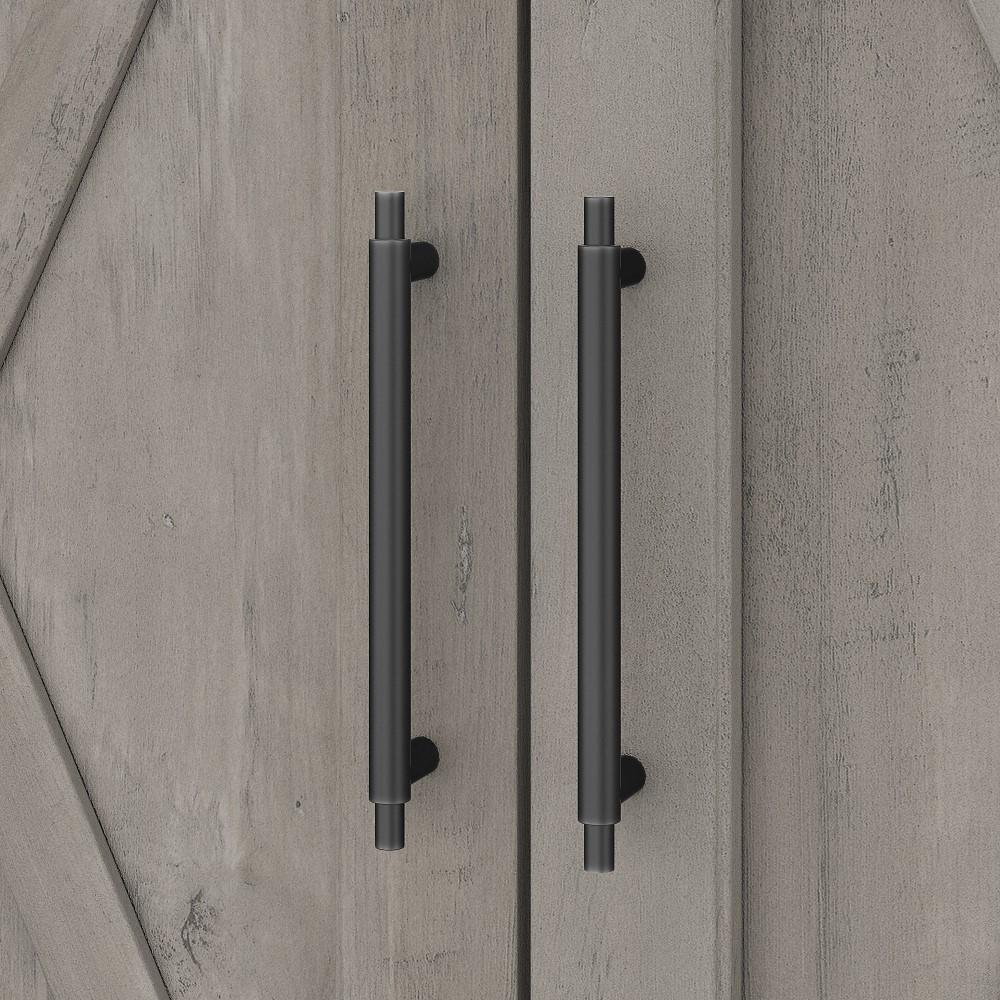 Bush Furniture - Key West Over The Toilet Storage Cabinet in Driftwood Gray - KWS268DG-03 veiw 5