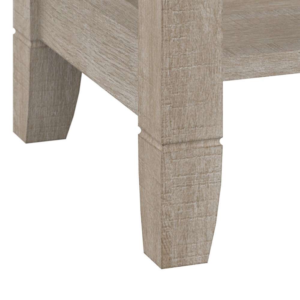 Bush Furniture - Key West Small Corner Desk in Washed Gray - KWD134WG-03 veiw 3