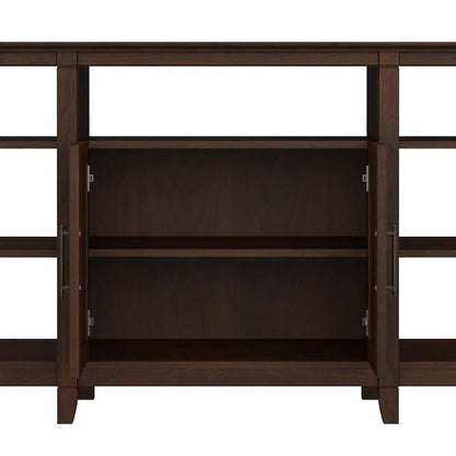 Bush Furniture - Key West Tall TV Stand for 65 Inch TV in Bing Cherry - KWV160BC-03 veiw 4
