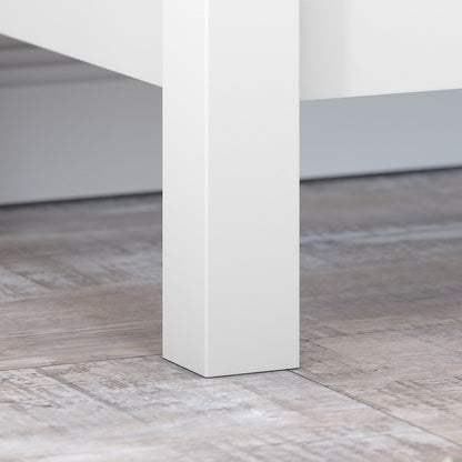 Bush Furniture - Mayfield 6 Cube Bookcase in Pure White and Shiplap Gray - MAB145GW2-03 veiw 4