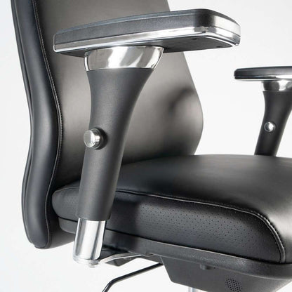 Bush Furniture - Metropolis High Back Leather Executive Office Chair in Black - CH1601BLL-03 veiw 5