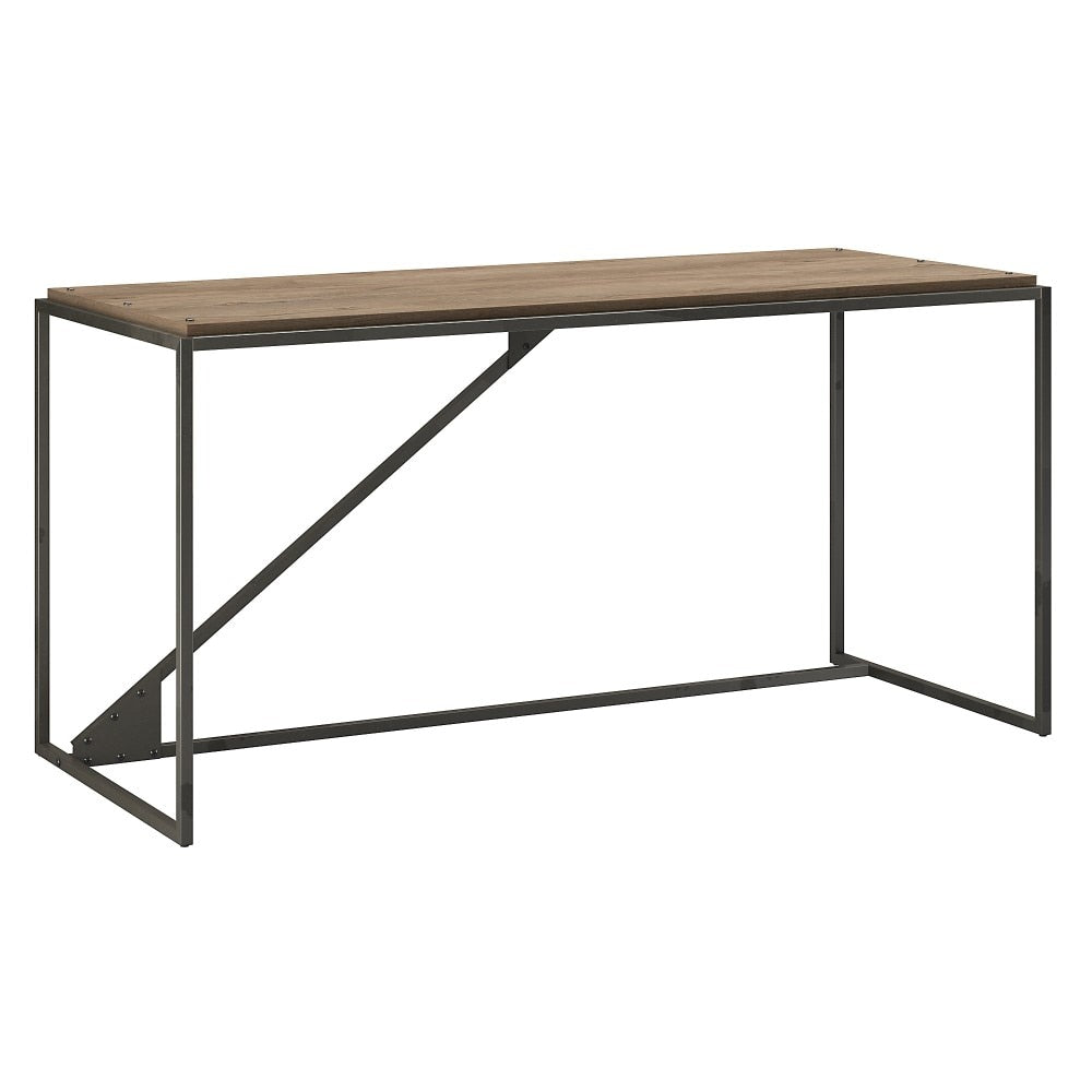 Bush Furniture - Refinery 62W Industrial Desk in Rustic Gray - RFD162RG-03 veiw 1