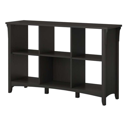 Bush Furniture - Salinas 6 Cube Organizer in Vintage Black - SAB148VB-03 veiw 1
