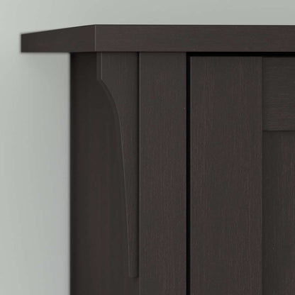 Bush Furniture - Salinas Tall 5 Shelf Bookcase in Vintage Black - SAB132VB-03 veiw 5