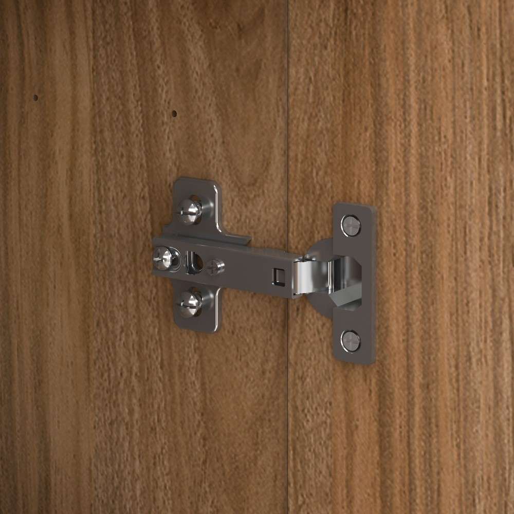 Bush Furniture - Somerset 60W L Shaped Desk with Storage in Fresh Walnut - WC81330K veiw 5