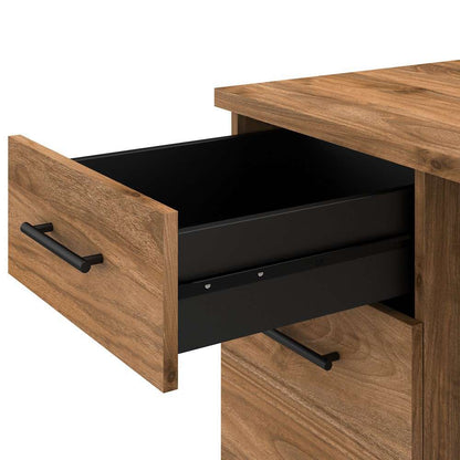 Bush Furniture - Somerset 72W Office Desk with Drawers in Fresh Walnut - WC81372 veiw 5
