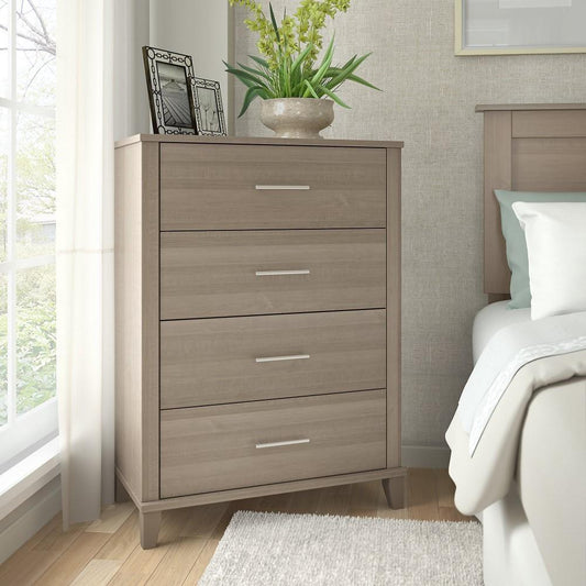 Bush Furniture - Somerset Chest of Drawers in Ash Gray - STS132AG veiw 2