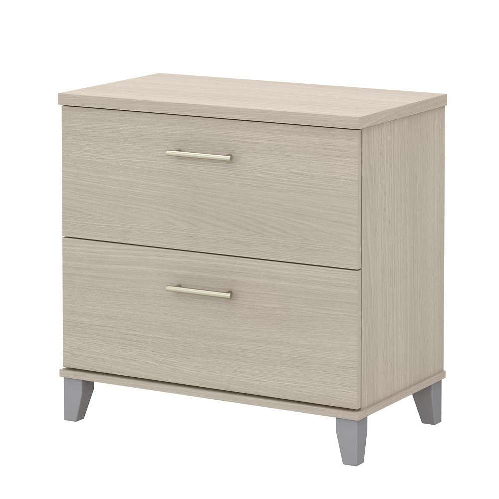 Bush Furniture - Somerset Lateral File in Sand Oak - WC81180 veiw 1