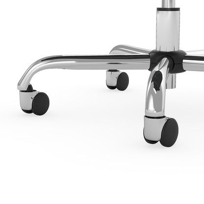 Bush Furniture - Somerset Mid Back Leather Box Chair in Washed Gray - SET021WG veiw 4