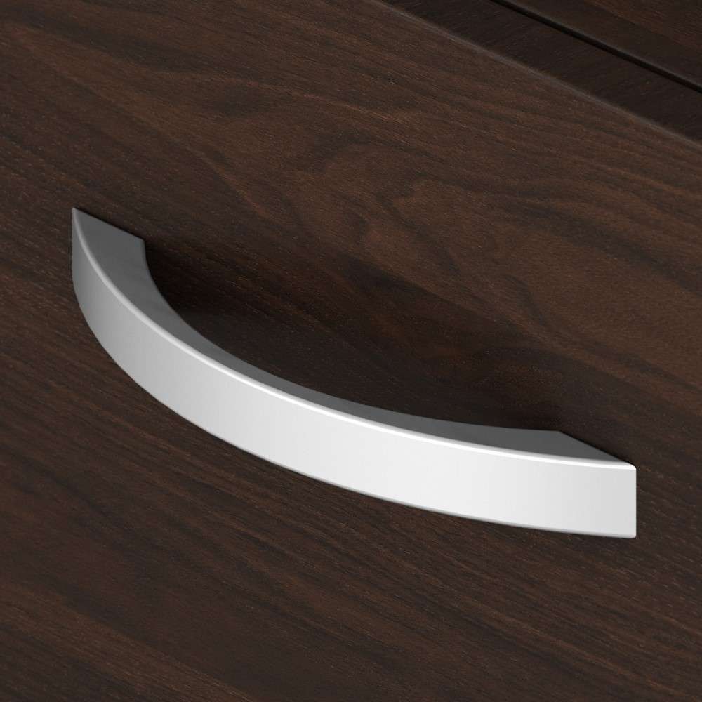 Bush Furniture - Studio C 2 Drawer Mobile File Cabinet in Black Walnut - SCF116BWSU veiw 4