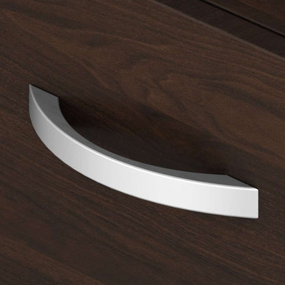 Bush Furniture - Studio C 2 Drawer Mobile File Cabinet in Black Walnut - SCF116BWSU veiw 4