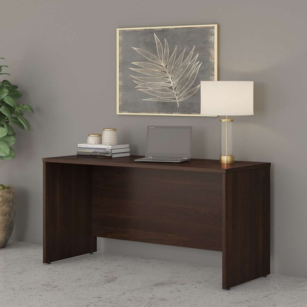 Bush Furniture - Studio C 60W x 24D Credenza Desk in Black Walnut - SCD360BW veiw 1