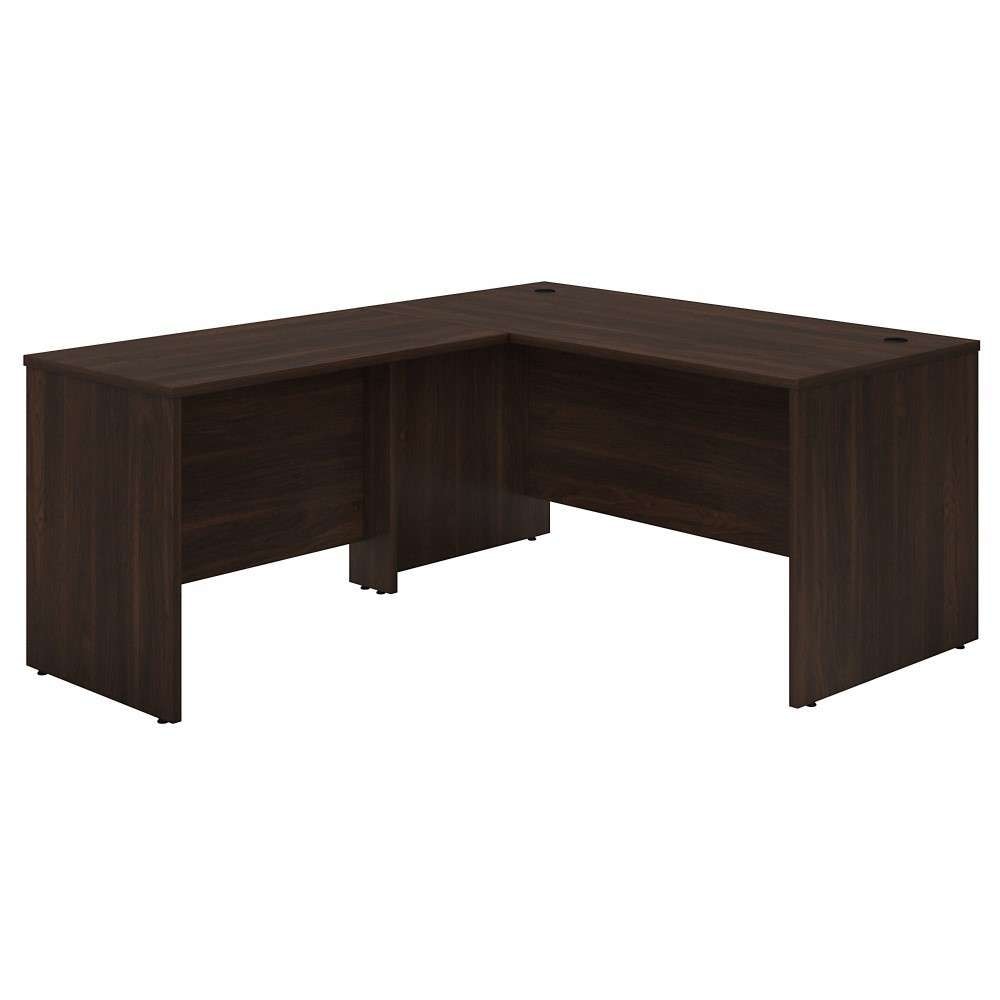 Bush Furniture - Studio C 60W x 30D L Shaped Desk with 42W Return in Black Walnut - STC050BW veiw 2