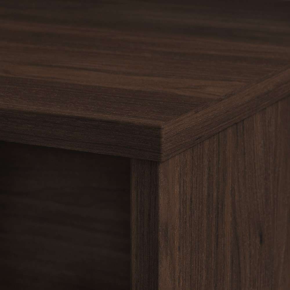 Bush Furniture - Studio C 60W x 30D L Shaped Desk with 42W Return in Black Walnut - STC050BW veiw 5