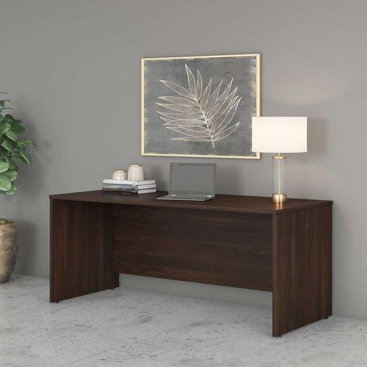 Bush Furniture - Studio C 72W x 30D Office Desk in Black Walnut - SCD272BW veiw 1