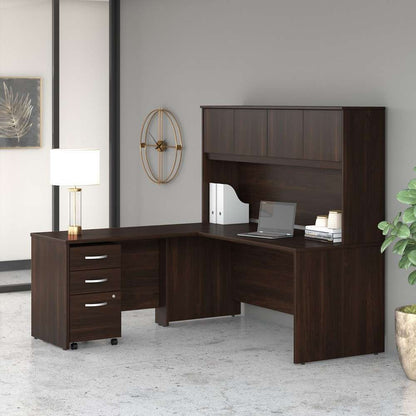 Bush Furniture - Studio C 72W x 30D Office Desk in Black Walnut - SCD272BW veiw 8