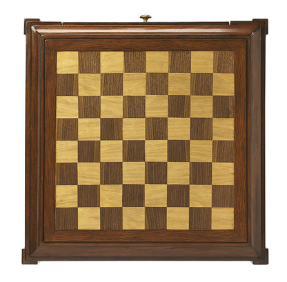 Butler Specialty Company - Adrian 23 in. W Square Wood 1 Drawer Game Table, Medium Brown - 4461011