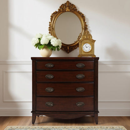 Butler Specialty Company - Agatha 32 in. W Rectangular Wood 4 Drawer Accent Chest, Dark Brown - 6250379 view 2