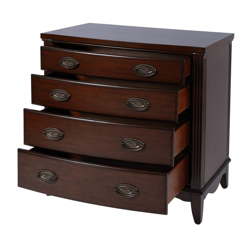 Butler Specialty Company - Agatha 32 in. W Rectangular Wood 4 Drawer Accent Chest, Dark Brown - 6250379 view 3