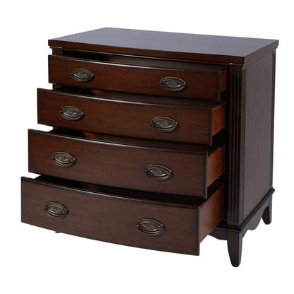 Butler Specialty Company - Agatha 32 in. W Rectangular Wood 4 Drawer Accent Chest, Dark Brown - 6250379 view 3