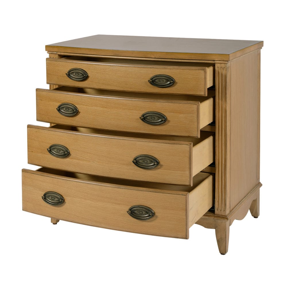 Butler Specialty Company - Agatha 32 in. W Rectangular Wood 4 Drawer Accent Chest, Medium Brown - 6250492 view 3
