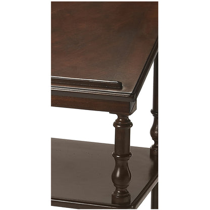 Butler Specialty Company - Alden 24 in. W Rectangular Wood 4 Tier Library Stand, Dark Brown - 1512024