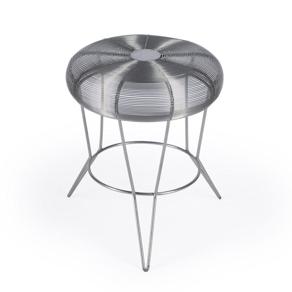 Butler Specialty Company - Allen Decorative Wire Side Table, Silver - 5633220_CLOSEOUT