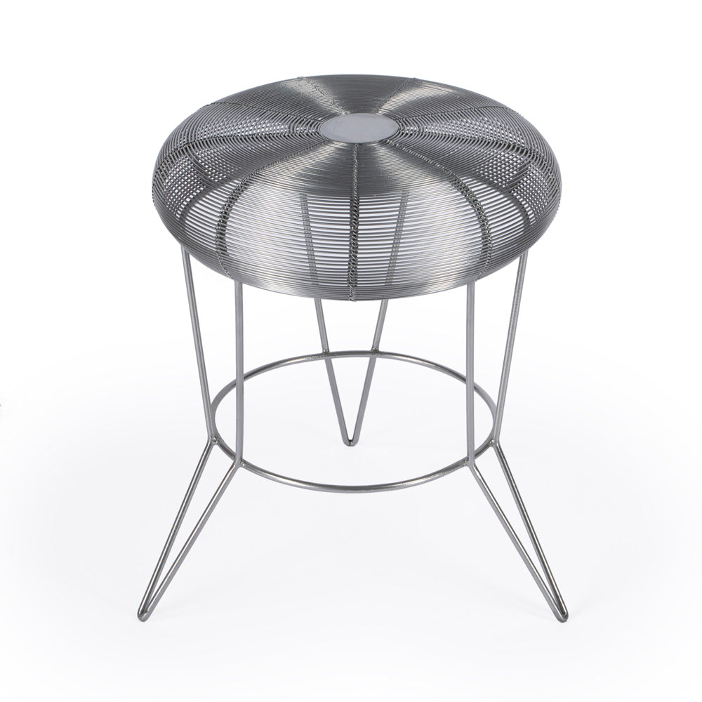 Butler Specialty Company - Allen Decorative Wire Side Table, Silver - 5633220_CLOSEOUT