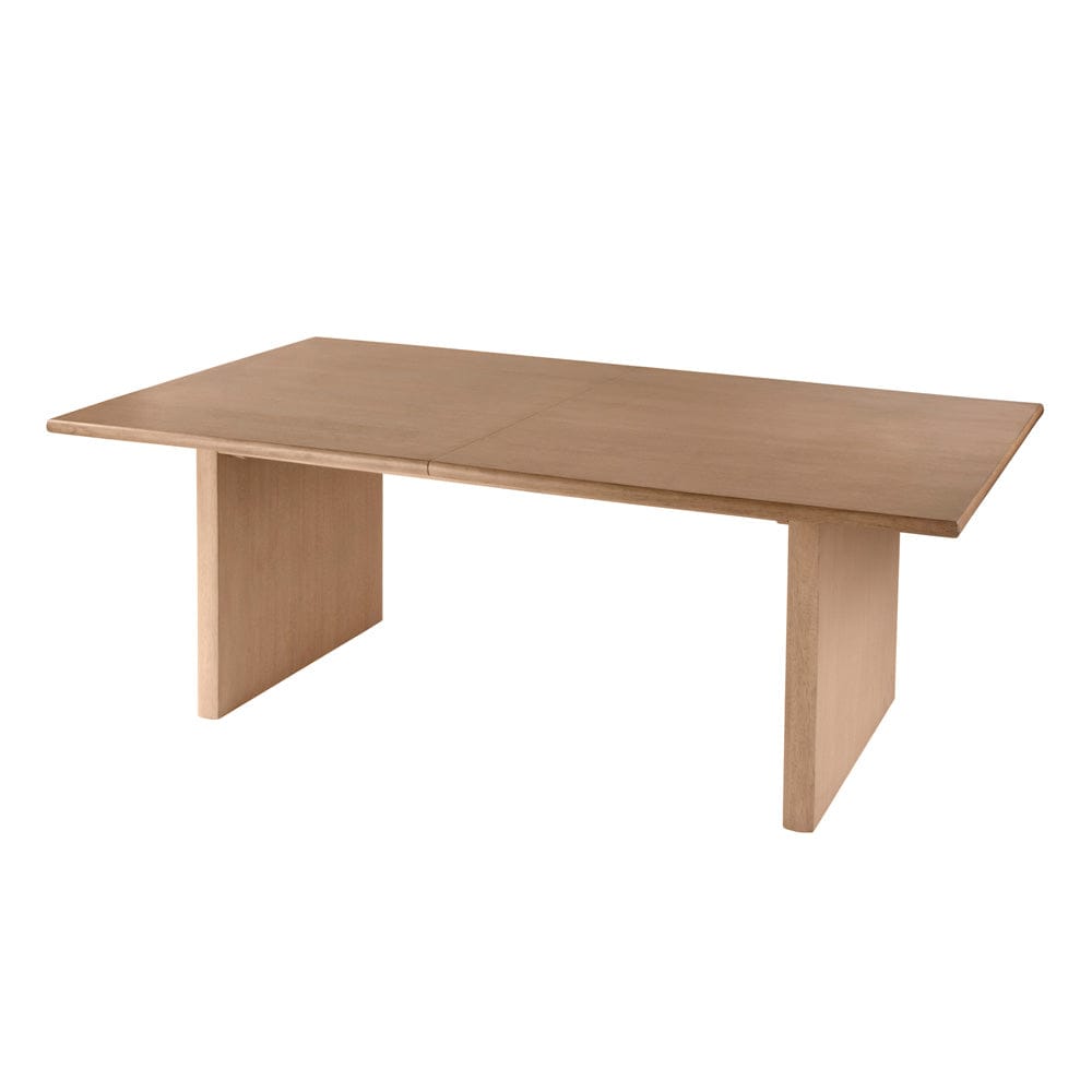 Butler Specialty Company - Amber 84-108 in. W Rectangular Wood Extendable Pedestal Dining Table, Light Brown - 6277506 view 1
