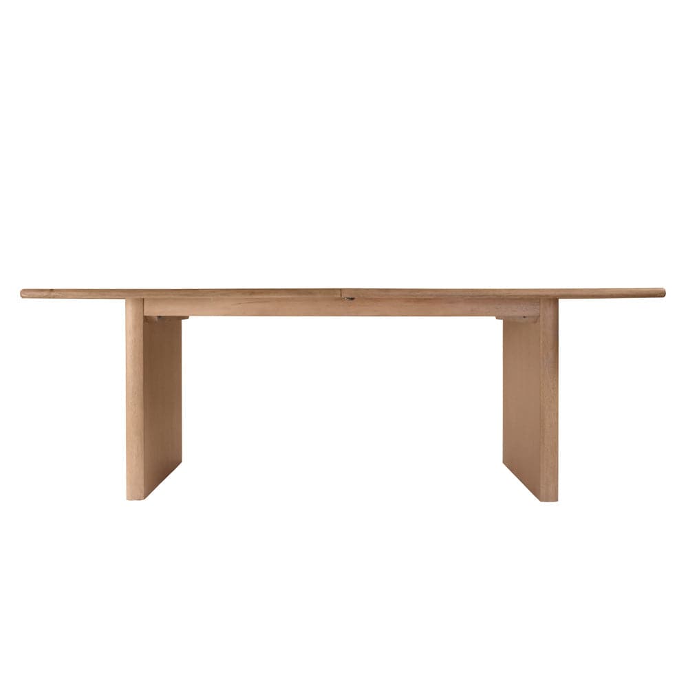 Butler Specialty Company - Amber 84-108 in. W Rectangular Wood Extendable Pedestal Dining Table, Light Brown - 6277506 view 4