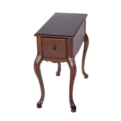 Butler Specialty Company - Andre 11 in. W Rectangular Wood Traditional 1 Drawer End Table, Cherry - 6256024 view 1