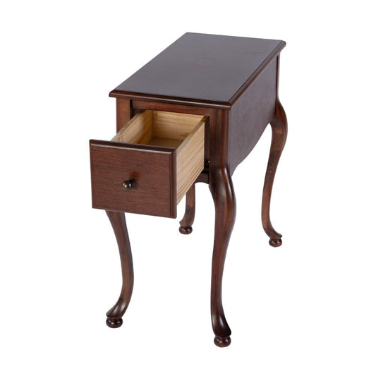 Butler Specialty Company - Andre 11 in. W Rectangular Wood Traditional 1 Drawer End Table, Cherry - 6256024 view 2